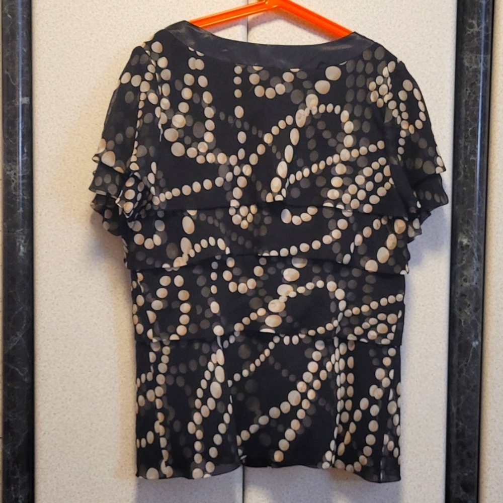 Js Collection Women's Fancy Button Down Blouse, 10 - image 6